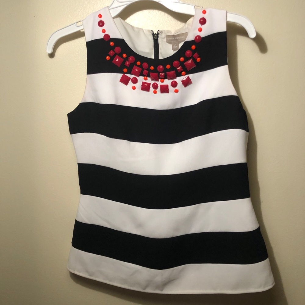 Banana Republic Beaded Blouse